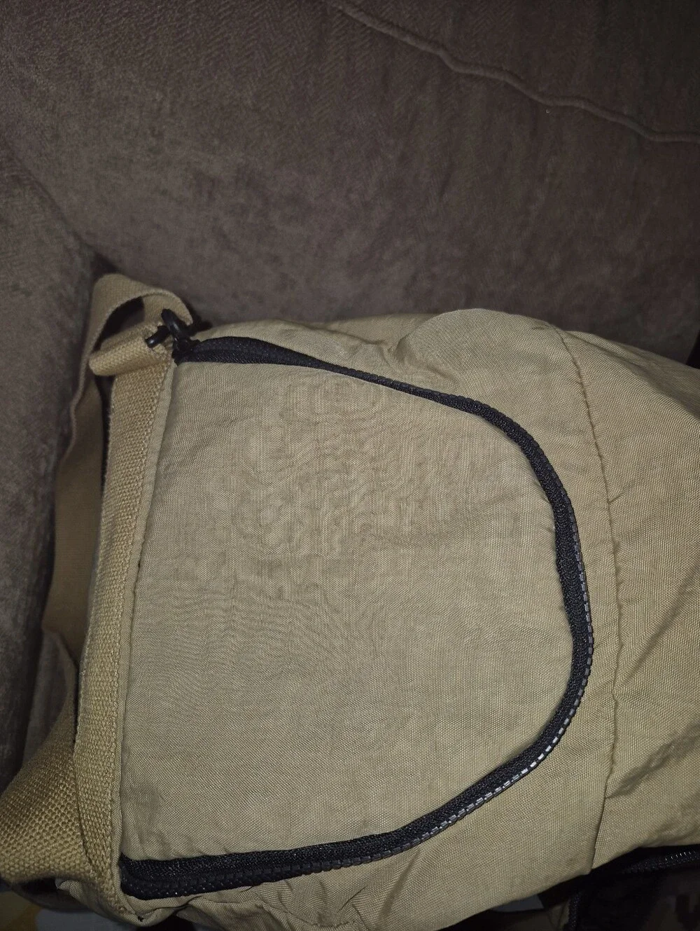 🔥RARE! Kipling Rolling Duffel Backpack Khaki Crinkled Nylon Travel Bag Large